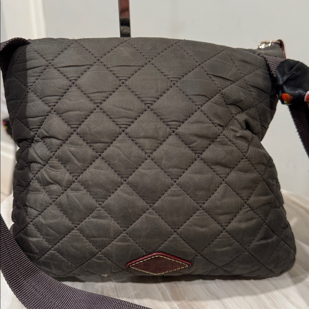 MZ Wallace Bag Metro Gray Quilted Crossbody - Picture 7 of 17